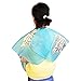 Hiliss Hair Color Caps Cute Child Salon Barber Gown Cape Hairdressing Hairdresser Hair Cutting Waterproof Cloth (Blue)