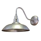 AA Warehousing EL0523S9 Y-D&eacute;cor Lora 1 Outdoor Wall Lighting, Silver
