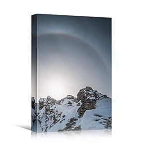 signwin Canvas Wall Art Snowy Tops II Cool...