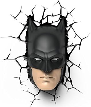 Eurobric 2000 - Lampe Murale 3D Deco Light Batman - Batman Mask - 8414834142935