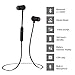 Bluetooth Headphones, Greatwill Wireless Sports Earphones with In-Line Mic: HD Stereo, Sweatproof in-ear headphones,Bluetooth4.1,Magnetic, Lightweight & Fast Pairing. Great for Jogging, Gym (Black)
