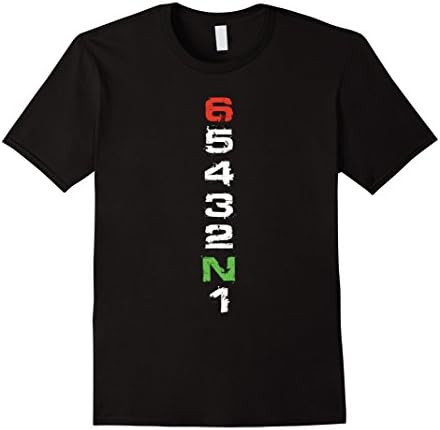 Mens Motorcycle Gear Shift Racing T-Shirt Moto Sportbike 2XL Black