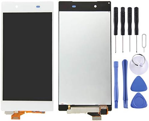 Mobile Phone LCD Screen LCD Display + Touch Panel for Sony Xperia Z5, 5.2 inch(White) LCD Screen (Color : White)