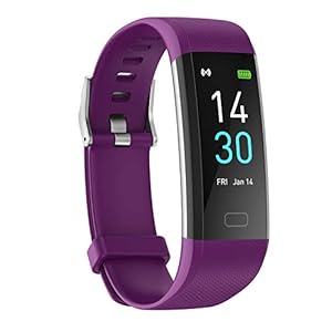 Bijgewerkt 2021 versie High-End Fitness Trackers HR, IP68 waterdicht fitnesshorloge met hartslagmeter, stappenteller…