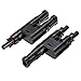 BTSKY Solar Panel MC4 T/Y Branch Connectors Cable Splitter Coupler