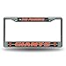 Rico MLB San Francisco Giants Bling License Plate Frame, Chrome, 12 x 6-Inch