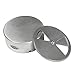 Ashtray, Newness Stainless Steel Tabletop Decoration Unbreakable Home Ashtray with Detachable Rotating Lid, Small Size