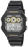 Casio Men's AE-1300WH-1AVCF Illuminator Digital Sport Watch with Black Resin Band