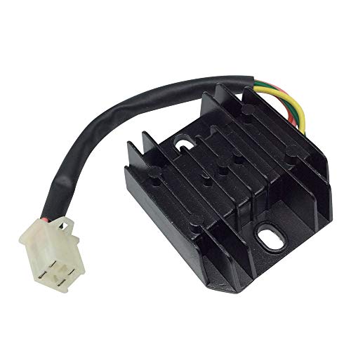 Hity Motor High Performance Racing 6 Pin AC CDI Ignition Coil Voltage Regulator Rectifier Solenoid Relay for GY6 50cc 125cc 150cc ATV Quad Go Kart Moped