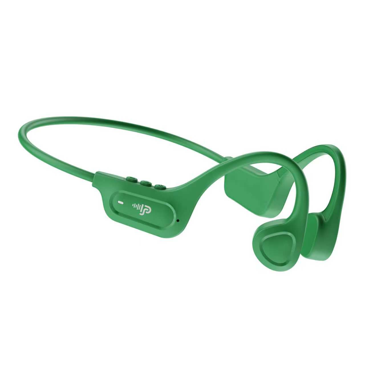 PSIER Bone Conduction Headphones, Bluetooth 6.0 Open Ear Headphones, 10Hrs Playtime Wireless Earbuds with Mic, 23g Lightweight Comfort, IPX5 Waterproof Running Headphones for Gym, Outdoor，Green