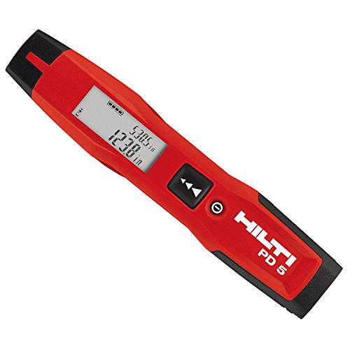 Hilti PD 5 Laser Distance Meter 100M/328ft, Handheld Rangefinder Range Finder Measure