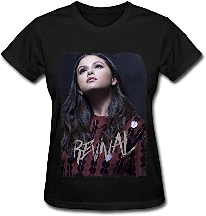 degoyypeesell Design Selena Gomez Revival Tour Poster T-Shirts for Women Black