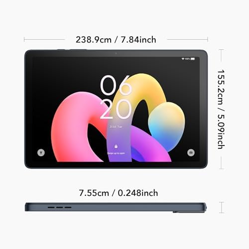 Tab 10L Gen 4 Tablet Android | Pantalla 10,1" FHD | 4 GB + 64 GB | Batería 6000 mAh | Android 14 | WiFi | Quad Speakers | Control Parental | Gama de Entrada