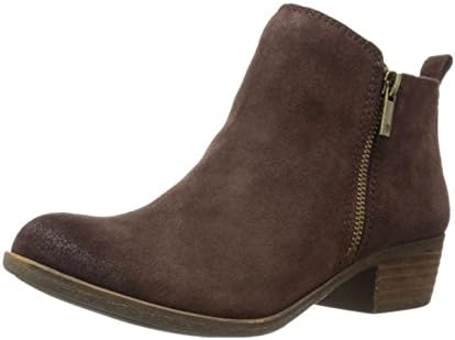 Lucky Brand  Women's Lk-Basel Ankle Bootie, Java Leather, 6.5 M US