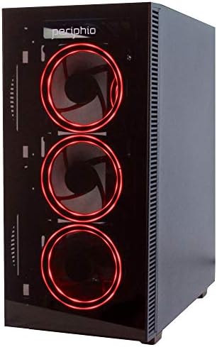 Periphio Red Gaming PC Tower Desktop Computer, Intel Quad Core i7 3.3GHz, 16GB RAM, 512GB SSD + 1TB 7200 RPM HDD, Windows 10, GTX 1650 Super Graphics Card, RGB, HDMI, Wi-Fi (Renewed) 7 Periphio Red Gaming PC Tower Desktop Computer, Intel Quad Core i7 3.3GHz, 16GB RAM, 512GB SSD + 1TB 7200 RPM HDD, Windows 10, GTX 1650 Super Graphics Card, RGB, HDMI, Wi-Fi (Renewed)