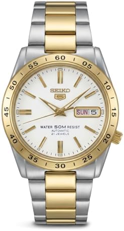 Amazon.com: Seiko Men's SNKK76 Gold Plated Stainless Steel Analog