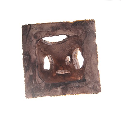 Emours Resin Egyptian Pyramids Reptile Shrimp Fish Hideouts Aquarium Decor