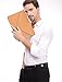 Plemo Laptop Sleeve Case Compatible with 13-13.3 inch MacBook Pro, MacBook Air, Notebook Computer, Water-Resistant PU Leather Protective Case Cover, Brown (11-11.6 Inch)