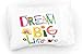 TODDLER PILLOWCASE, 13x18, WHITE COVER- BEST QUALITY Hypoallergenic 100% COTTON. Little One Pillow Cover, Cute for Kids Bedrooms
