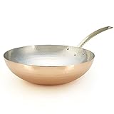 Kuprum Copper Wok 11 inch Hand-Hammered Tin Lined