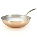 Kuprum Copper Wok 11 inch Hand-Hammered Tin Lined