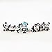 Unigift Set of 8 Cute Panda Toy Decoration Figurines Playset - Cake Decoration Bedroom Decoration