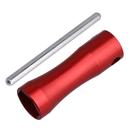 17mm Tire Nut Sleeve N10245R Red Height Sleeve Rod bar Stud Nut Aluminum Alloy