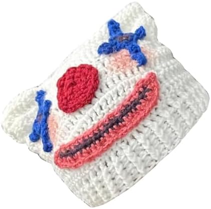 Cute Y2k Knit Balaclava Crochet Rabbit Face Mask Winter Warm  display picture 3