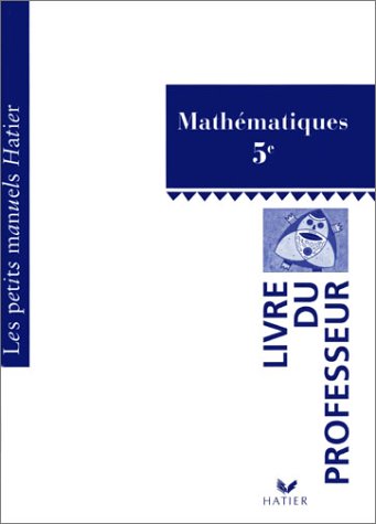 Mathématiques, 5e