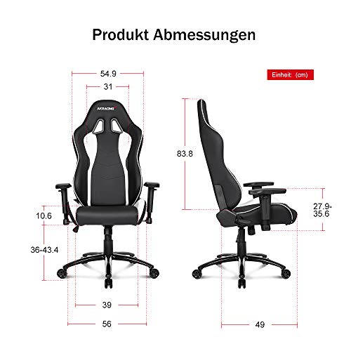 AKRacing-SX-Sedia-da-Ufficio-e-Computer-Padded-Seat-Padded-backrest