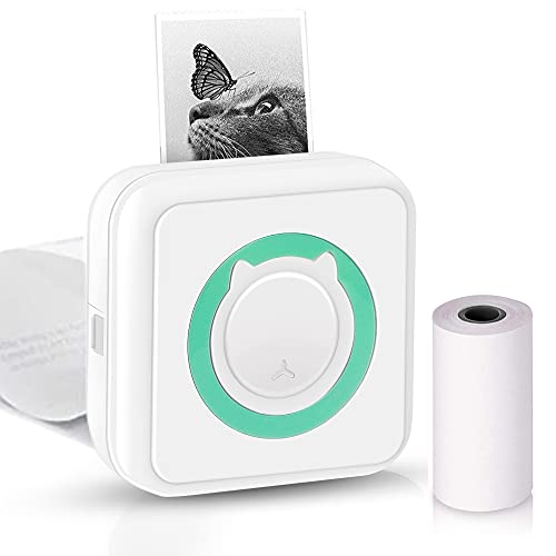 Inkless Pocket Printer, Mini Photo Printer for iPhone Portable