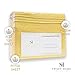 1500 Supreme Collection Queen Sheet Sets Yellow - Luxury Hotel Bed Sheets and Pillowcase Set for Queen Mattress - Extra Soft, Elastic Corner Straps, Deep Pocket Sheets, Queen Yellow