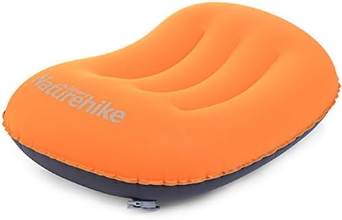 Cather Ultralight Inflating Travel Pillows Camping Pillows - Compressible, Compact, Inflatable, Comfortable, Ergonomic Pillow for Neck & Lumber Support and a Good Night Sleep while Camp (Orange)