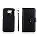 S6 Case, Galaxy S6 Case, Joopapa Samsung Galaxy S6 Wallet Case,Pu Leather Case Magnet Wallet Credit Card Holder Flip Cover Case Built-in 9 Card Slots & Stand Case for Samsung Galaxy S6 (Black)