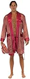 P.H. Men's Satin 3 Piece Gift Set - Robe, Boxers, and Slippers