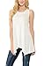 Shamaim Womens Long Sleeve Flattering Comfy Tunic Loose Fit Flowy Top