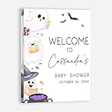 Personalized Purple A Little Boo Baby Shower