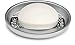 Creative Scents Silver Mosaic Soap Dish - Bathroom Bar Soap Holder - Decorative Dry soap Bar Holder for Shower, Vanity Sink, Bathtub - Durable Resin Designed bar Soap Dish (Silver - Gray)