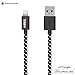 [Apple Authorized - MFi Certified] Wires That Work Braided Lightning to USB Cable 4ft (Four Feet) / 1.2m for iPhone 6s / 6 / 5s / 5c / 5, iPad Air/Mini / mini2 / 4th gen, iPods (Braided Black)
