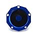 JFG RACING Billet Gas Fuel Tank Cap Cover Hose Vent - YZ85 YZ125 YZ250 YZ250F YZ450F WR250F WR450F KX450F KX250F KX250 KLX450R KFX450R - Blue