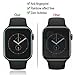 [6 Pack] Apple Watch Screen Protector 44MM PET, hairbowsales HD Screen Protector Anti-Bubble Scratch-Resistant Guard Cover 3D Hydrogel Protective Soft Film Apple Watch Series 4 44mm PET