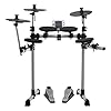 XDrum DD-400 E-Drum Set (Komplettes Schlagzeug, 4 Drum Pads, 3 Cymbal Pads, Sound Modul mit 180 Sounds, 10 Preset Kits, 40 Preset Songs, USB, MIDI)
