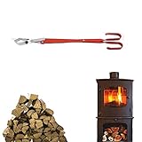 YYB Fireplace Log Tongs 20” Indoor Outdoor