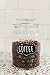 Kitchen Round Clear Glass Airtight Lids Chalkboard Canister Jar (Set of 3) with 3 Stick on Labels and Chalk Small