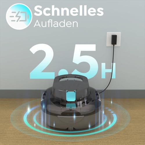 BRINBO S1PRO 2026 Upgrade Pool Robot with 120 Min Automatic Cleaning Time, Pool Vacuum Cleaner Battery with Dual Motors, 2.5 H Charging Time, Lightweight Pool Cleaner for Above Ground Pools up to 100