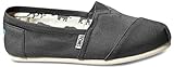 Toms Womens Classics Black Canvas 001001B07-BLK