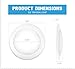 PARMIDA (24 Pack) 5/6 Inch Dimmable LED Disk Light Surface Flush Mount 15W, UL Listed, Recessed Retrofit Ceiling Lights, Energy Star, Installs into Junction Box Or Recessed Can, 1050lm - 3000K