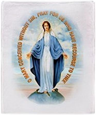 CafePress - Miraculous Medal Throw Blanket - Soft Fleece Throw Blanket, 50"x60" Stadium Blanket