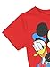 Mickey Mouse Clubhouse Boys Short Sleeve Tee (3T, Red)