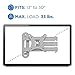 TV Wall Mount Bracket, Full Motion Swivel and 15